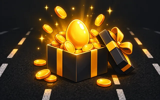 Caja de regalo con monedas doradas: los bonos de Chicken Road y sus condiciones